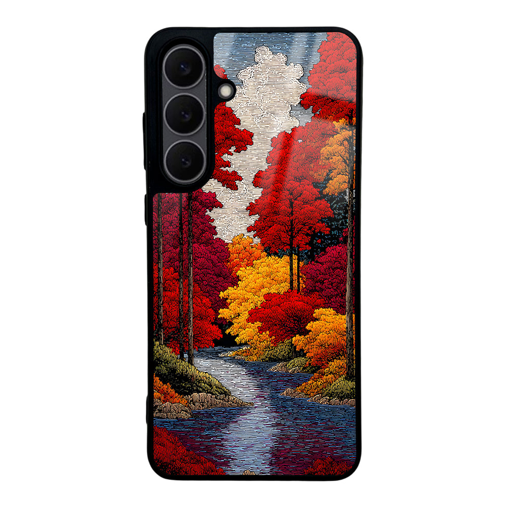 Galaxy S25 FE Kılıf Kamera Korumalı Desenli Zore Lusi Kapak