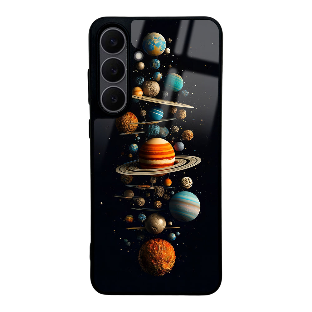 Galaxy S25 FE Kılıf Kamera Korumalı Desenli Zore Lusi Kapak