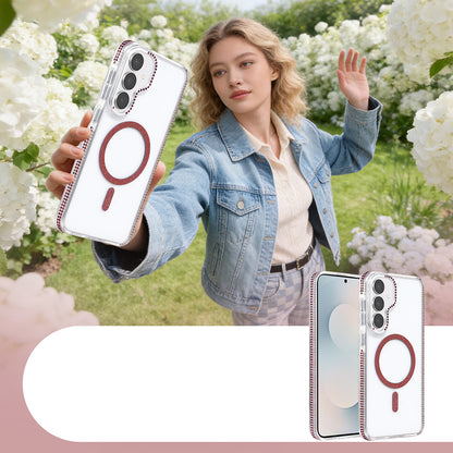 Galaxy S25 FE Kılıf M-safe Şarj Özellikli Zore Tera Silikon Kapak