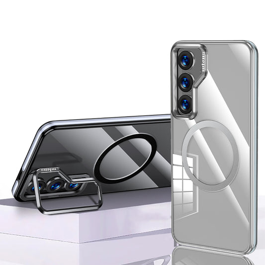 Galaxy S25 Kılıf M-safe Şarj Özellikli Wlons Standlı Efsane Kapak