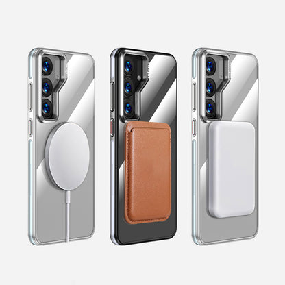 Galaxy S25 Kılıf M-safe Şarj Özellikli Wlons Standlı Efsane Kapak
