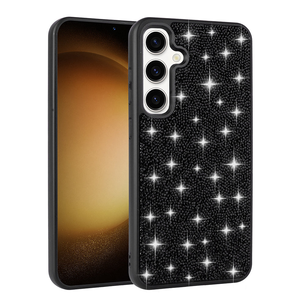 Galaxy S25 Kılıf Parlak Taşlı Tasarım Zore Pırlanta Kapak