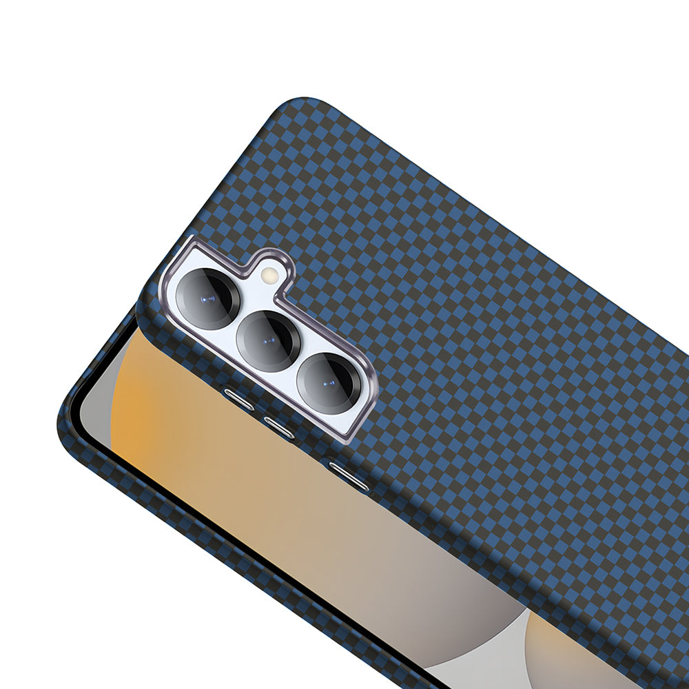 Galaxy S25 Plus Kılıf M-safe Şarj Özellikli Karbon Fiber Görünümlü Zore Gros Kapak