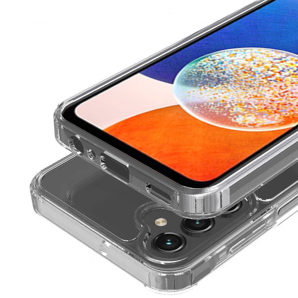 Galaxy S25 Plus Kılıf M-safe Şarj Özellikli Şeffaf Sert PC Zore Embos Kapak