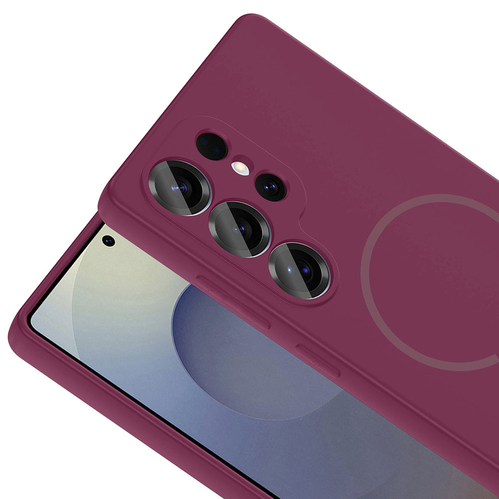 Galaxy S25 Ultra Kılıf M-safe Şarj Özellikli Zore Meta Kapak