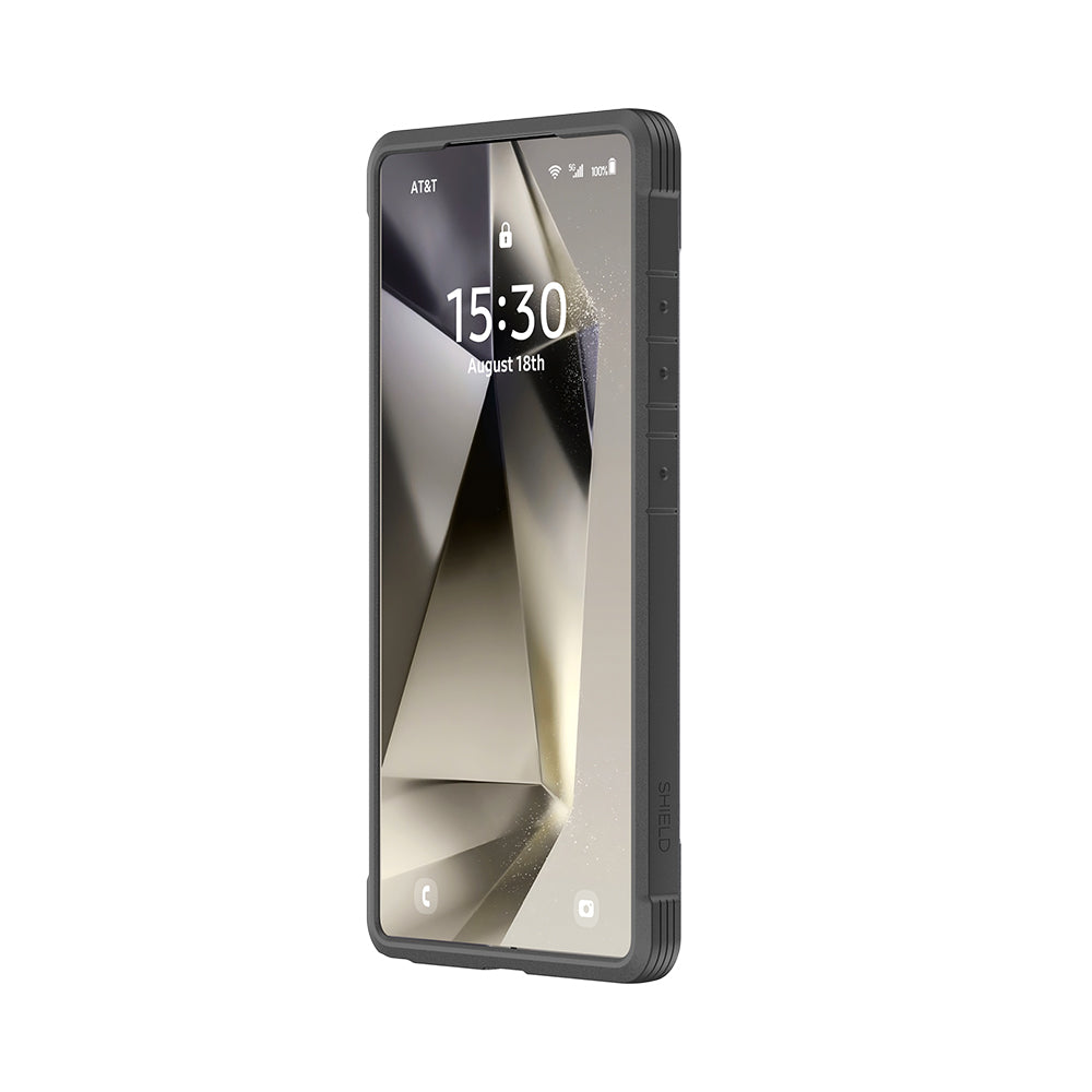 Galaxy S25 Ultra Kılıf M-safe Şarj Özellikli Airbagli Raptic Shield Serisi Şeffaf Arka Yüzey Kapak