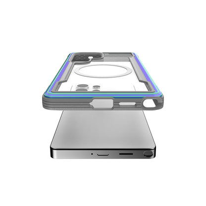 Galaxy S25 Ultra Kılıf M-safe Şarj Özellikli Airbagli Raptic Shield Serisi Şeffaf Arka Yüzey Kapak