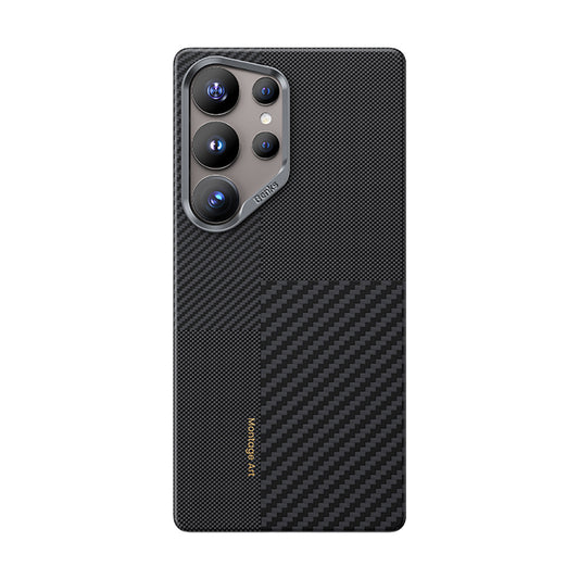 Galaxy S25 Ultra Kılıf M-safe Şarj Özellikli Karbon Fiber Benks Montage ArmorAir Kevlar Kapak