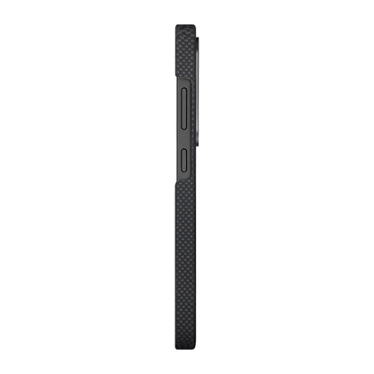Galaxy S25 Ultra Kılıf M-safe Şarj Özellikli Lumintex Teknolojili Fosforlu Aramid Fiber Pitaka Tactile Woven Aries Serisi Kapak