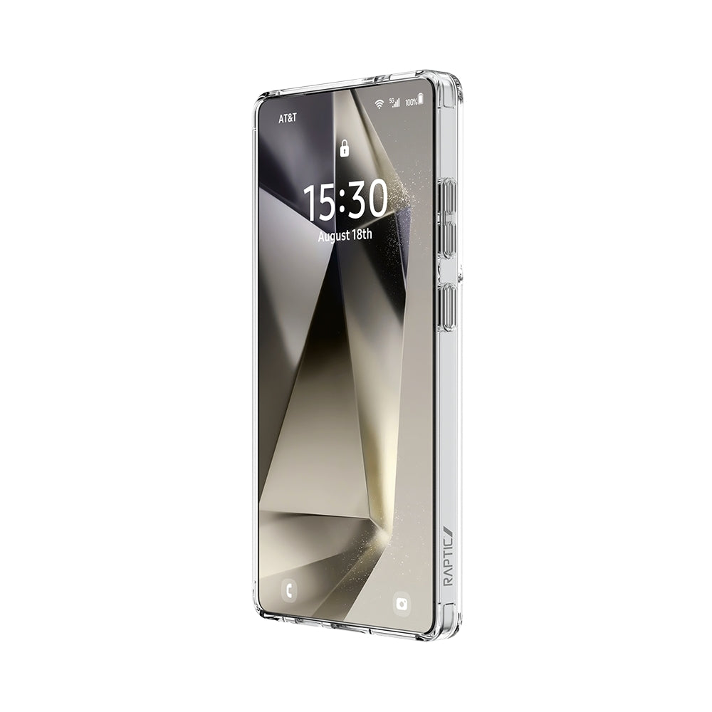 Galaxy S25 Ultra Kılıf M-safe Şarj Özellikli Raptic Crystal M-safe Serisi Şeffaf Kapak