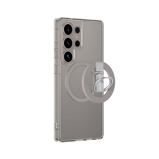 Galaxy S25 Ultra Kılıf M-safe Şarj Özellikli Yüzük Standlı Amazingthing Minimal Grip Serisi Kapak