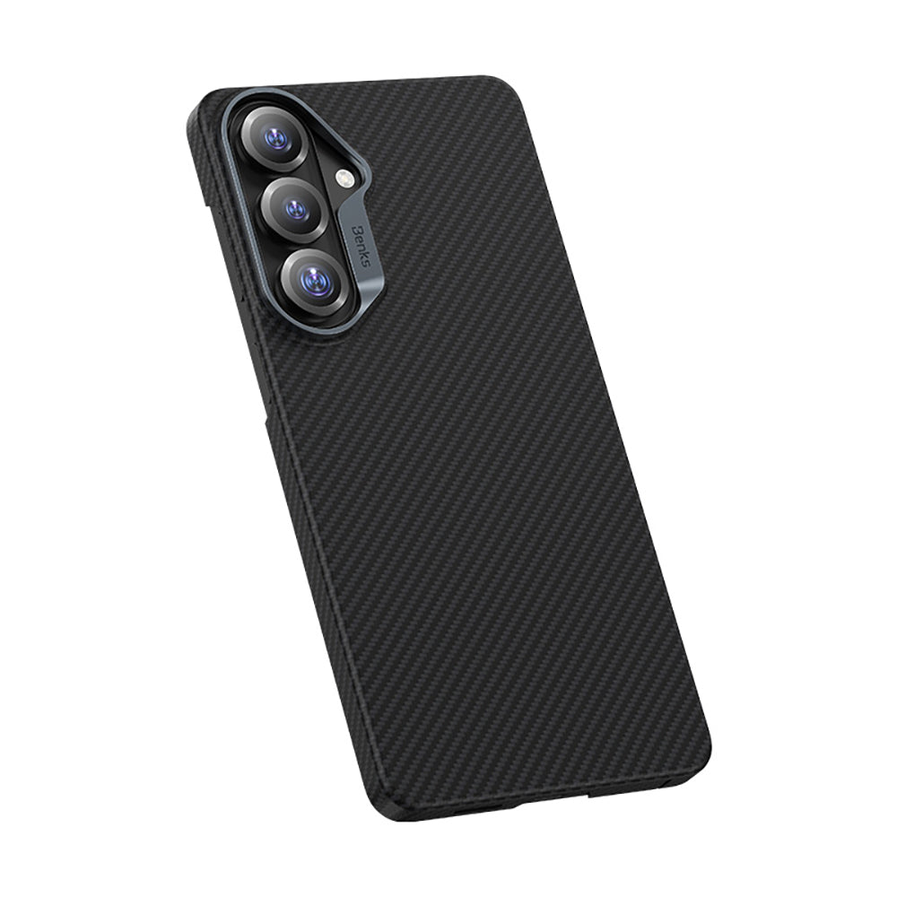 Galaxy S26 Kılıf Benks M-safe Şarj Özellikli Magnetik ArmorAir 600D Kevlar Fiber Kapak