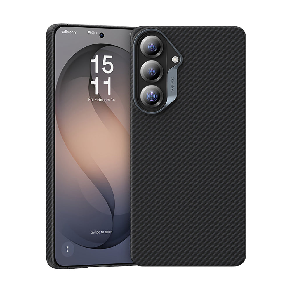 Galaxy S26 Kılıf Benks M-safe Şarj Özellikli Magnetik ArmorAir 600D Kevlar Fiber Kapak