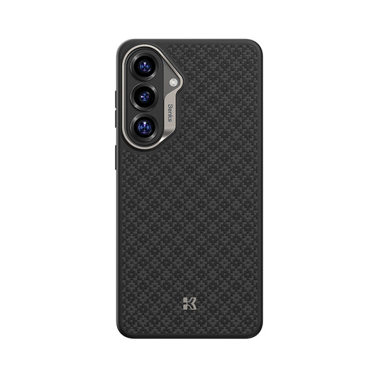 Galaxy S26 Kılıf M-Safe Şarj Özellikli Benks ArmorPro ArmorGrid Serisi Kevlar Kapak