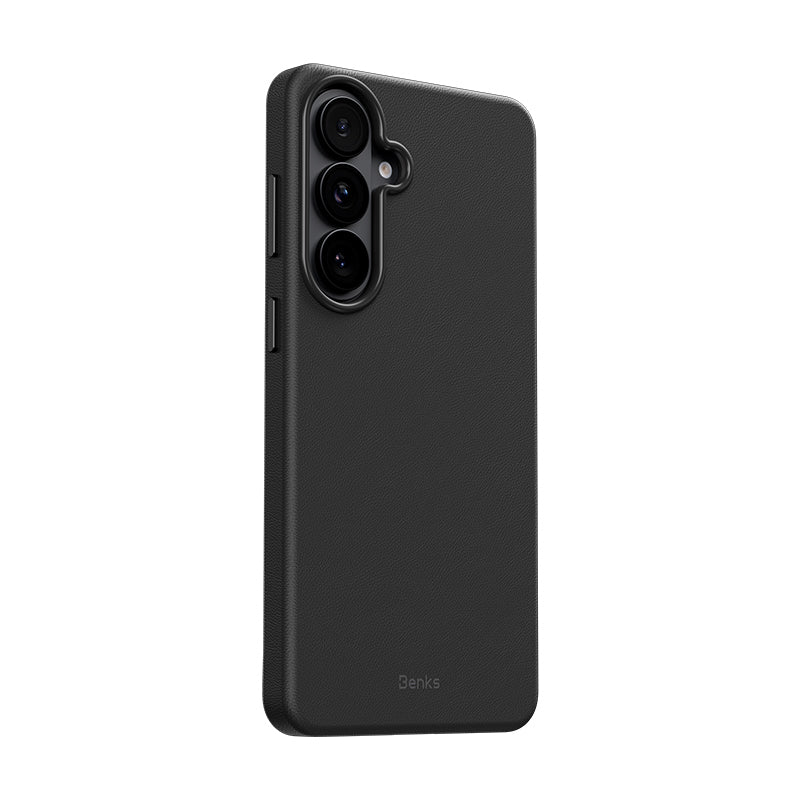 Galaxy S26 Kılıf M-safe Şarj Özellikli Çizilmeye Dayanıklı Benks VitaPro Serisi PU Deri Kapak