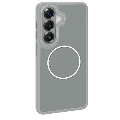 Galaxy S26 Kılıf M-Safe Şarj Özellikli Metal Kamera Çerçeveli Zore Sanremo Silikon Kapak