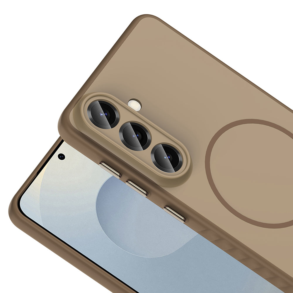 Galaxy S26 Kılıf M-safe Şarj Özellikli Zore Tea Kapak