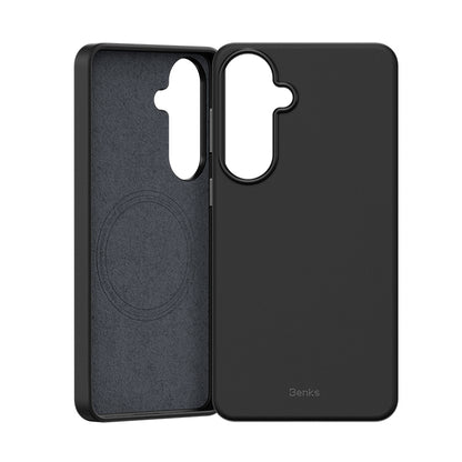 Galaxy S26 Plus Kılıf M-safe Şarj Özellikli Çizilmeye Dayanıklı Benks VitaPro Serisi PU Deri Kapak