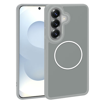 Galaxy S26 Plus Kılıf M-Safe Şarj Özellikli Metal Kamera Çerçeveli Zore Sanremo Silikon Kapak
