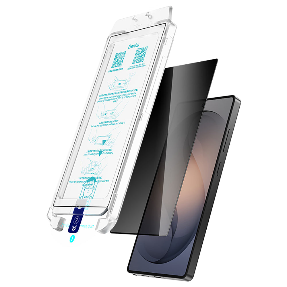 Galaxy S26 Ultra Benks Ultra Shield Privacy Ekran Koruyucu + Kolay Uygulama Aparatlı