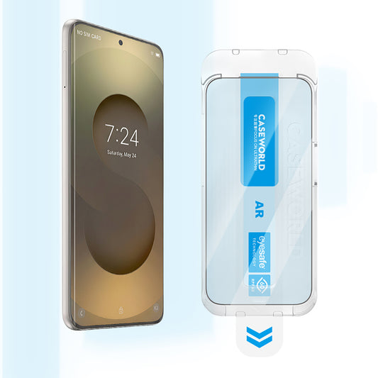 Galaxy S26 Ultra CaseWorld Applicator Serisi 2.5D Eyesafe Mavi Işık Teknolojili 0.25mm Temperli Cam Ekran Koruyucu+ Uygulama Aparatı