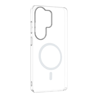 Galaxy S26 Ultra Kamera Korumalı M-Safe Şarj Özellikli Şeffaf Zore London Sert PC Kapak