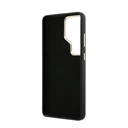 Galaxy S26 Ultra Kılıf Guess Orjinal Lisanslı Grained Yazı ve 4G Büyük Metal Logolu Kapak