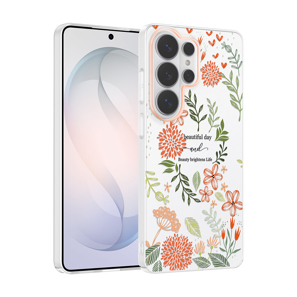 Galaxy S26 Ultra Kılıf Kamera Korumalı Desenli Zore Klip Kapak
