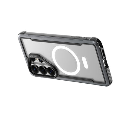 Galaxy S26 Ultra Kılıf M-safe Şarj Özellikli Airbagli Raptic Shield Serisi Şeffaf Arka Yüzey Kapak