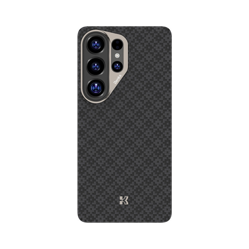 Galaxy S26 Ultra Kılıf M-Safe Şarj Özellikli Benks ArmorAir ArmorGrid Serisi Kevlar Kapak