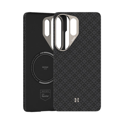 Galaxy S26 Ultra Kılıf M-Safe Şarj Özellikli Benks ArmorAir ArmorGrid Serisi Kevlar Kapak