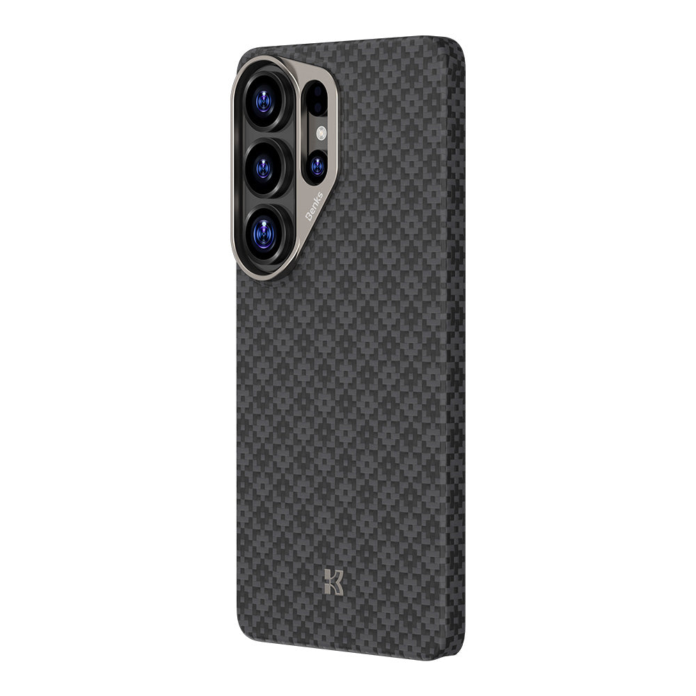 Galaxy S26 Ultra Kılıf M-Safe Şarj Özellikli Benks ArmorAir ArmorGrid Serisi Kevlar Kapak