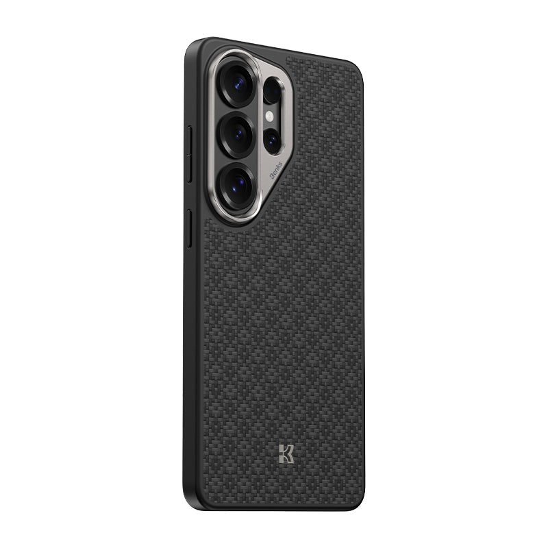 Galaxy S26 Ultra Kılıf M-Safe Şarj Özellikli Benks ArmorPro ArmorGrid Serisi Kevlar Kapak