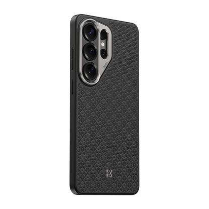 Galaxy S26 Ultra Kılıf M-Safe Şarj Özellikli Benks ArmorPro ArmorGrid Serisi Kevlar Kapak