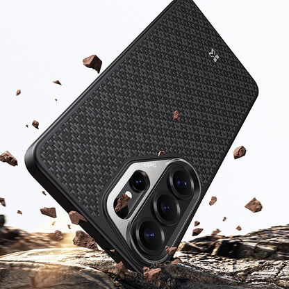 Galaxy S26 Ultra Kılıf M-Safe Şarj Özellikli Benks ArmorPro ArmorGrid Serisi Kevlar Kapak