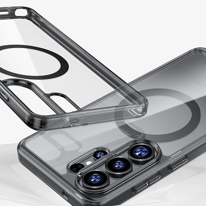 Galaxy S26 Ultra Kılıf M-safe Şarj Özellikli Benks Crystal Serisi Şeffaf Kapak