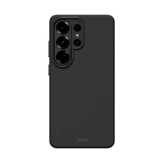 Galaxy S26 Ultra Kılıf M-safe Şarj Özellikli Çizilmeye Dayanıklı Benks VitaPro Serisi PU Deri Kapak