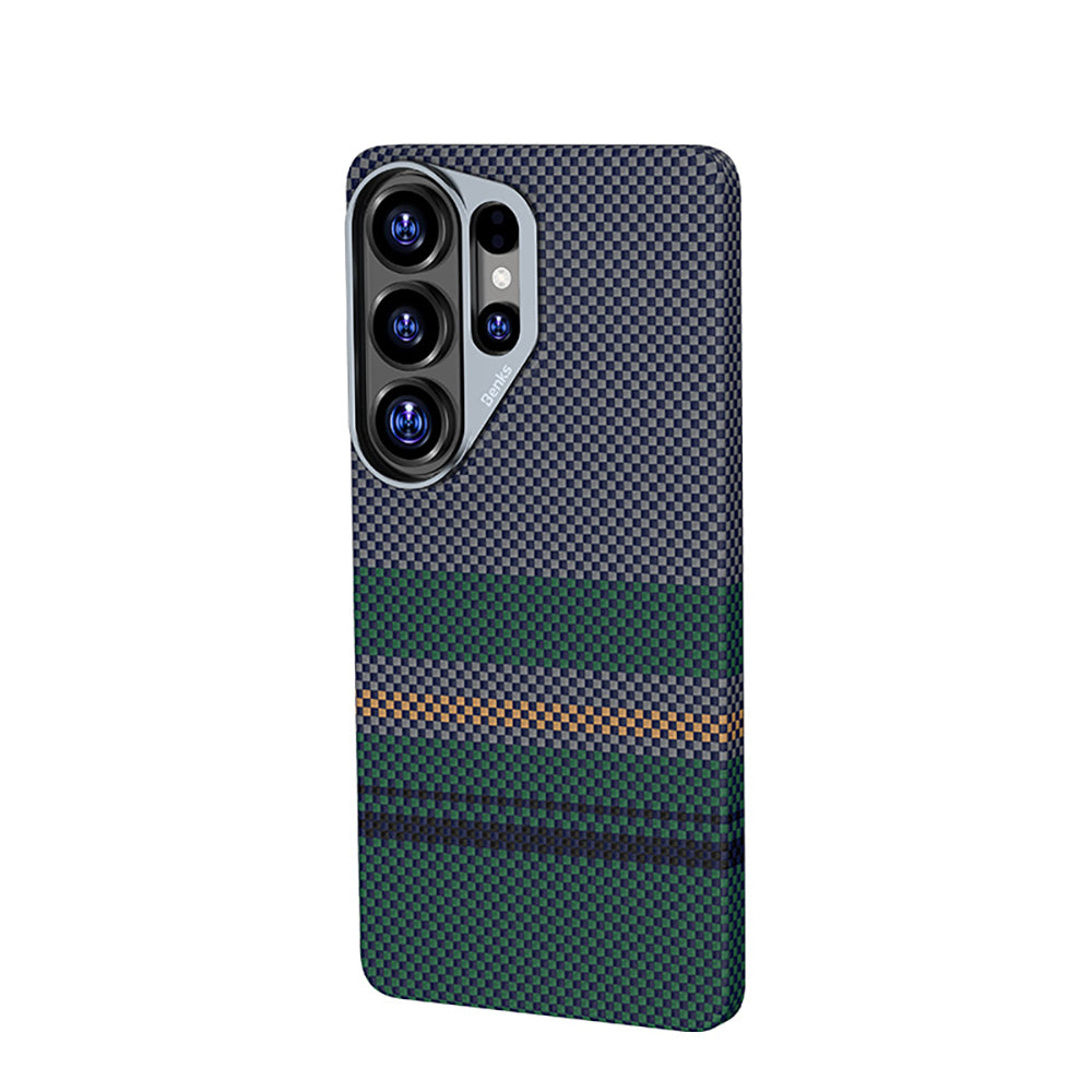 Galaxy S26 Ultra Kılıf M-safe Şarj Özellikli Karbon Fiber Tasarımlı Benks Aurora ArmorAir Kevlar Kapak