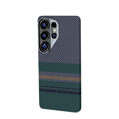 Galaxy S26 Ultra Kılıf M-safe Şarj Özellikli Karbon Fiber Tasarımlı Benks Aurora ArmorAir Kevlar Kapak