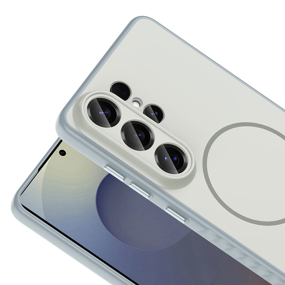 Galaxy S26 Ultra Kılıf M-safe Şarj Özellikli Zore Tea Kapak