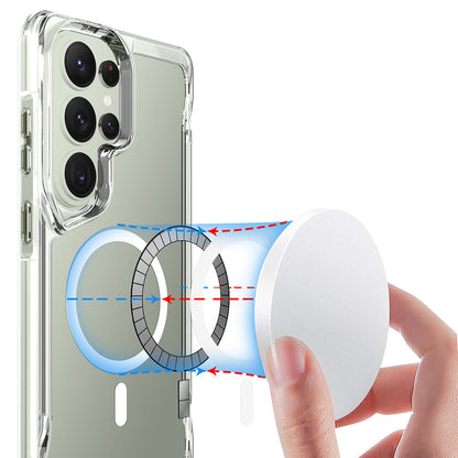 Galaxy S26 Ultra Kılıf Zore M-safe Şarj Özellikli T-Max M-safe Kapak