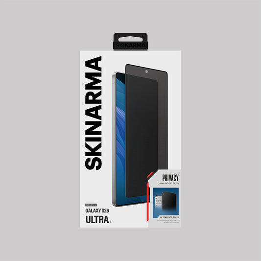 Galaxy S26 Ultra Skinarma 0.25mm Oleofobik Privacy Cam Ekran Koruyucu