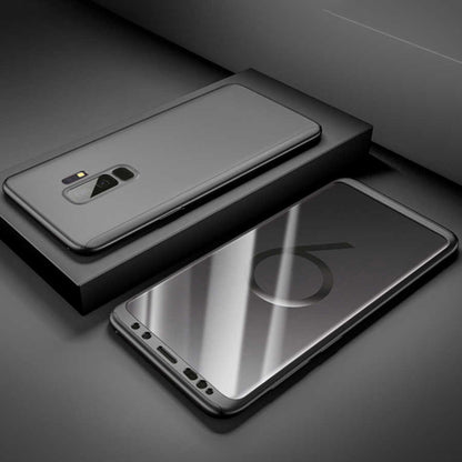 Galaxy S9 Plus Kılıf Zore 360 3 Parçalı Rubber Kapak