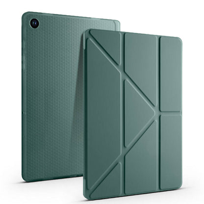 Galaxy Tab A11 Kılıf Zore Tri Folding Kalem Bölmeli Standlı Kılıf