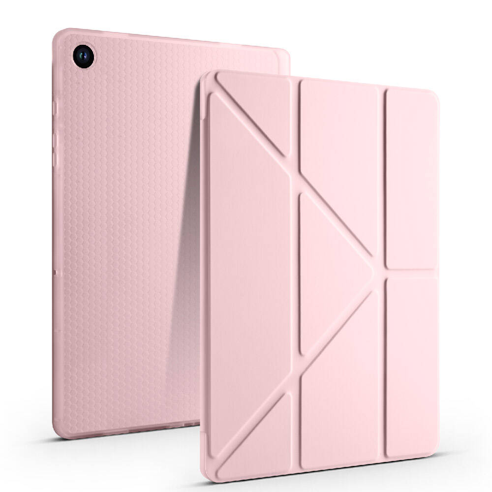 Galaxy Tab A11 Kılıf Zore Tri Folding Kalem Bölmeli Standlı Kılıf