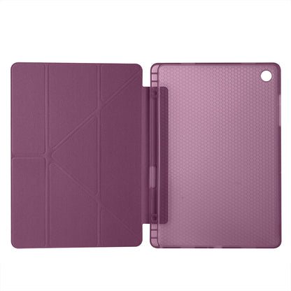 Galaxy Tab A11 Kılıf Zore Tri Folding Kalem Bölmeli Standlı Kılıf