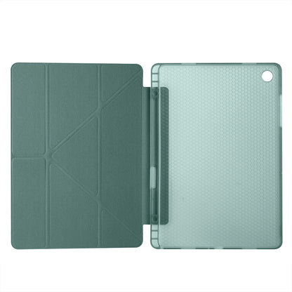 Galaxy Tab A11 Plus Kılıf Zore Tri Folding Kalem Bölmeli Standlı Kılıf