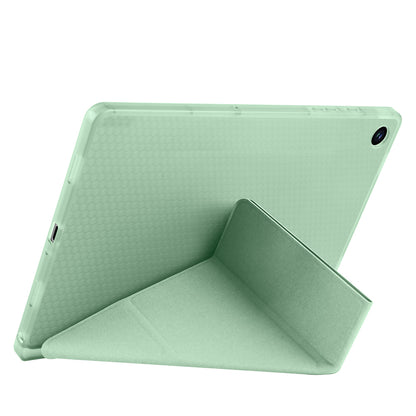 Galaxy Tab A11 Plus Kılıf Zore Tri Folding Kalem Bölmeli Standlı Kılıf