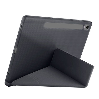 Galaxy Tab S10 FE Kılıf Zore Tri Folding Kalem Bölmeli Standlı Kılıf