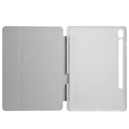 Galaxy Tab S10 FE Kılıf Zore Tri Folding Kalem Bölmeli Standlı Kılıf